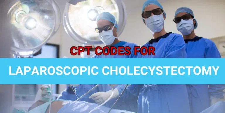 cpt codes for laparoscopic cholecystectomy