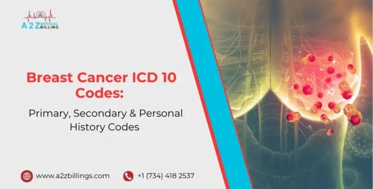 Breast Cancer ICD 10 Codes Primary, Secondary & Personal History Codes