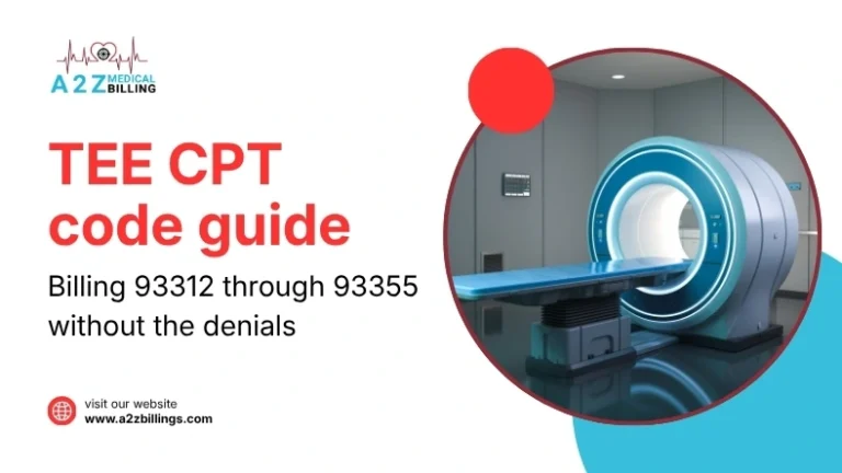 TEE CPT code guide billing 93312 through 93355 without the denials