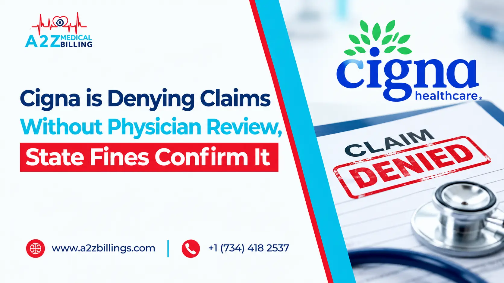 Cigna is denying claims without physician review, state fines confirm it